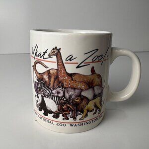 Vintage Interpur 1987 ‘What a Zoo’ National Zoo Washington DC Mug Fonz